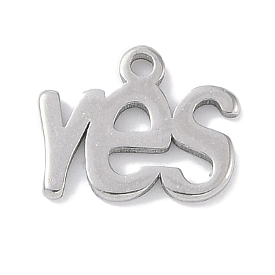 Non-Tarnish 304 Stainless Steel Charms STAS-K286-02A-P-1