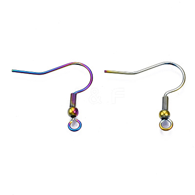 Ion Plating(IP) 304 Stainless Steel French Earring Hooks STAS-S119-015-1