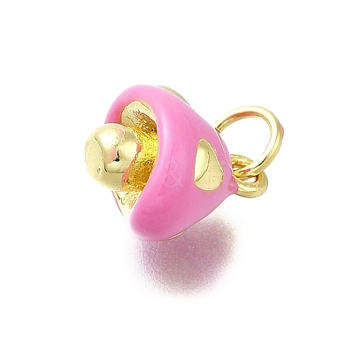 Brass Enamel Charms KK-K400-29G-02-1