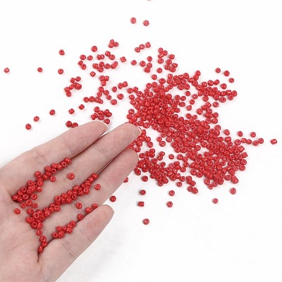 Baking Paint Glass Seed Beads SEED-S002-K20-1