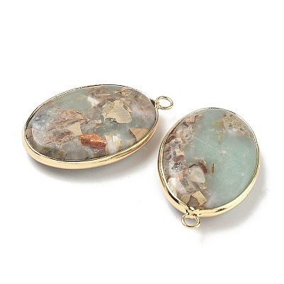 Dyed Synthetic Imperial Jasper Pendants G-D337-03A-G-1