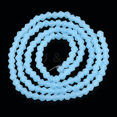 Imitation Jade Frosted Glass Bead Strands EGLA-A039-J2mm-MD03-1