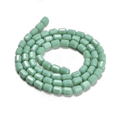 Opaque Glass Beads Strands GLAA-G112-04E-1