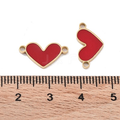 Ion Plating(IP) 304 Stainless Steel Enamel Connector Charms STAS-P339-10G-01-1