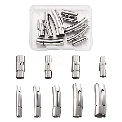 304 Stainless Steel Bayonet Clasps & Magnetic Screw Clasps STAS-YS0001-04P-1
