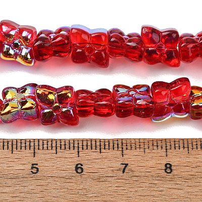 Transparent Glass Beads Strands GL-CBAAE04-02A-1