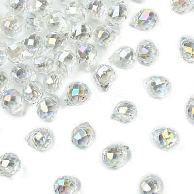 50Pcs Electroplate Glass Beads EGLA-YW0005-43B-1
