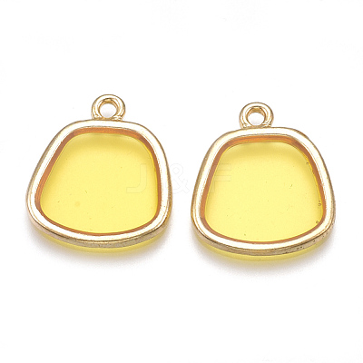Epoxy Resin Pendants X-PALLOY-T056-12D-1