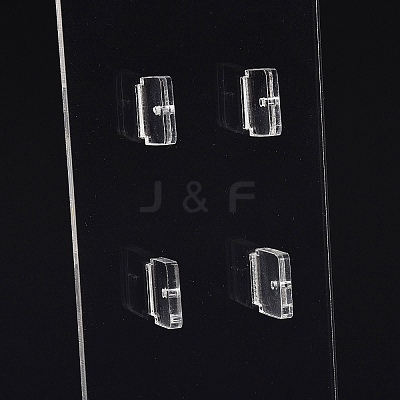 Transparent Acrylic Earrings Display Stands EDIS-G014-05-1