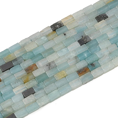 Natural Flower Amazonite Beads Strands GG-CBAF7D8-05-1