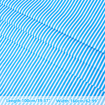 Stripe Cotton Fabric DIY-WH0671-390E-1