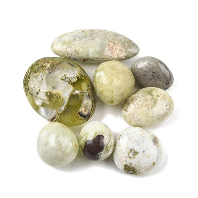 Natural Prehnite Beads G-G348-01B-39-1