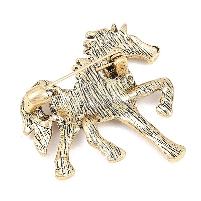 Alloy Rhinestone Lapel Pin Brooches JEWB-C057-01AB-1