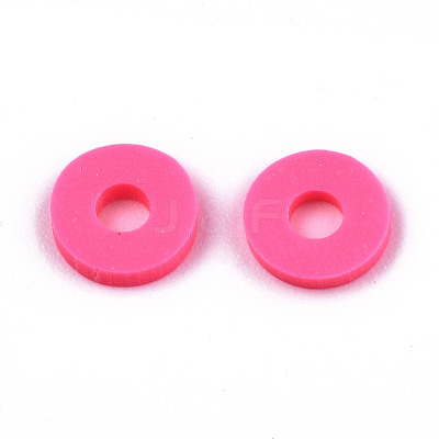 Handmade Polymer Clay Beads X-CLAY-Q251-6.0mm-31-1