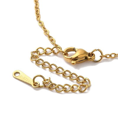 PVD Vacuum Plating 201 Stainless Steel Necklaces NJEW-H033-01G-P-1