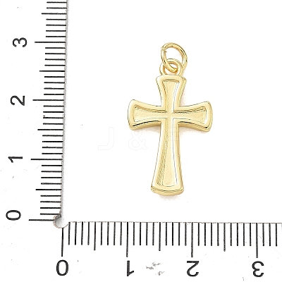 Brass Enamel Pendants KK-CBA3F25-11G-1