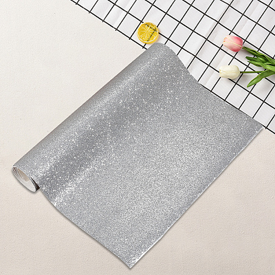 Glitter PVC Leather Fabric DIY-WH20011-59C-1
