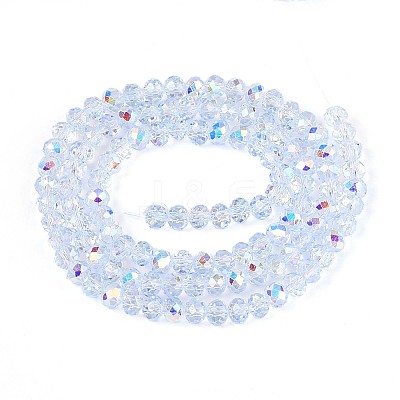 Transparent Glass Beads Strands X-EGLA-N016-4mm-02-1