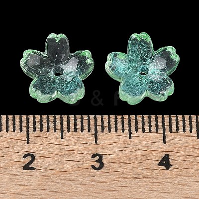 Dyed & Heated Glass Bead Caps GLAA-Z019-03I-1