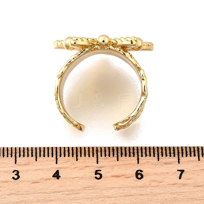 Brass Cuff Rings for Women RJEW-F183-02A-G-1