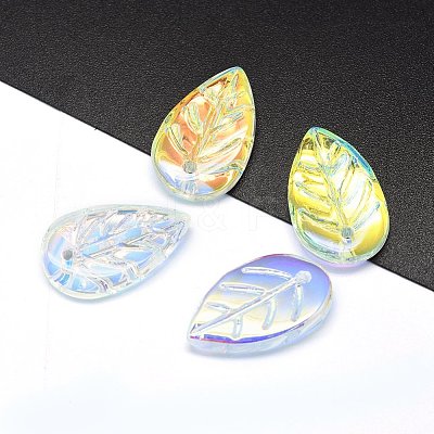 Transparent Glass Pendants GLAA-H016-08H-11-1