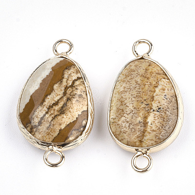 Natural Picture Jasper Links connectors G-S344-02I-1