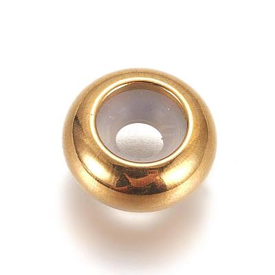 PVD Vacuum Plating 304 Stainless Steel Beads STAS-L222-41C-G-1