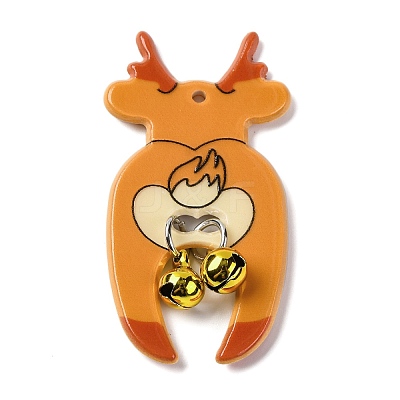 Christmas Theme Acrylic Pendants OACR-Q098-01A-1