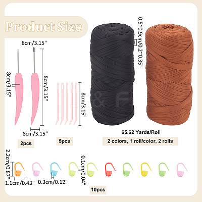 DIY Knitting Tools Kit DIY-WR0003-47-1