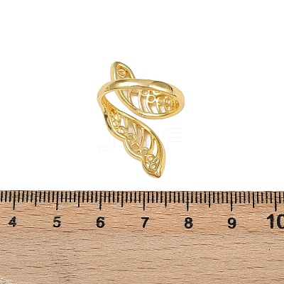 Brass Adjustable Cuff Rings RJEW-C139-16A-G-1