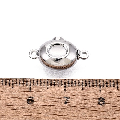 Brass Box Clasps KK-Q074-12P-1