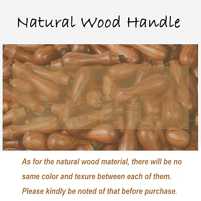 DIY Wood Wax Seal Stamp AJEW-WH0131-200-1