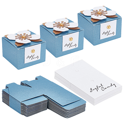 Cardboard Candy Storage Boxes CON-WH0816-027G-1