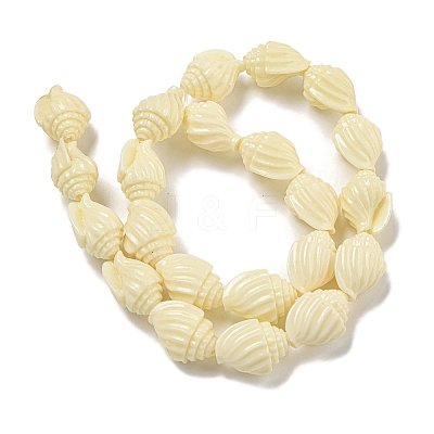 Synthetic Coral Carved Beads Strands CORA-I023-07F-1