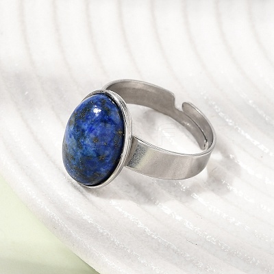 Adjustable 304 Stainless Steel Finger Rings for Women GG-CBA7994-04P-16-1