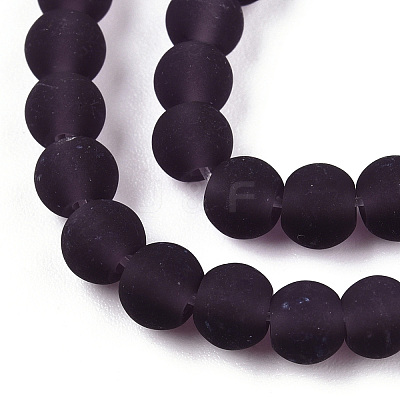 Transparent Glass Beads Strands LS-GLAA-T032-T4mm-MD03-1