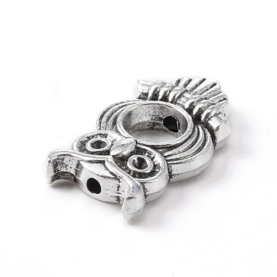 Tibetan Style Alloy Bead Frame TIBE-WH0002-07AS-1