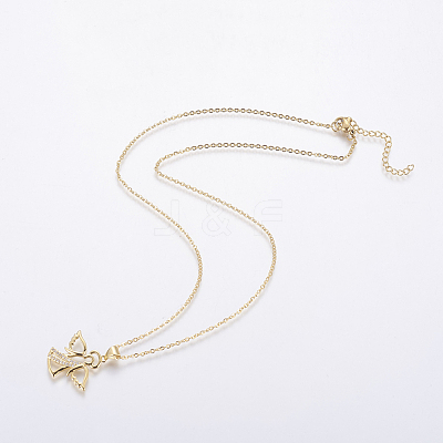 304 Stainless Steel Chain Necklaces NJEW-O108-43G-1