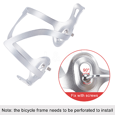 Aluminum Alloy Bicycle Drink Water Bottle Cup Holder Cage AJEW-WH0143-30A-1