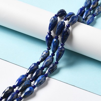 Natural Lapis Lazuli Beads Strands G-B028-A12-1