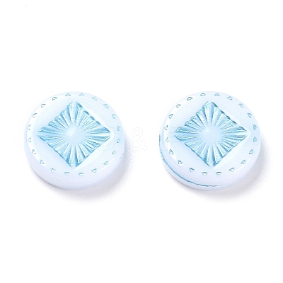 Opaque Acrylic Beads LS-OACR-G016-07G-1
