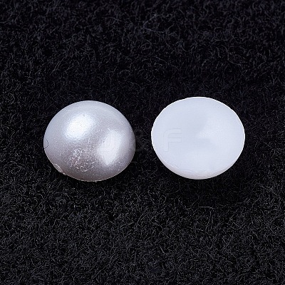 Acrylic Imitation Pearl Cabochons OACR-XCP0001-02-1
