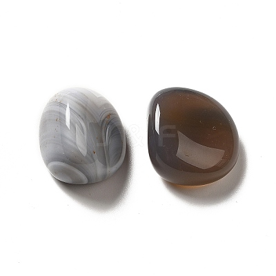 Natural Grey Agate Beads G-G979-A22-1