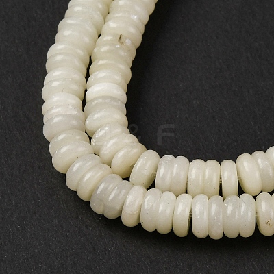 Natural White African Opal Beads Strands G-L624-H12-6x2mm-1