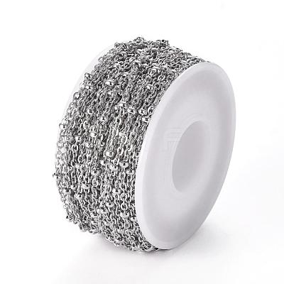 Tarnish Resistant 304 Stainless Steel Cable Chains CHS-H007-06P-1
