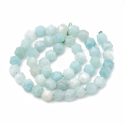 Natural Amazonite Beads Strands X-G-S332-6mm-009-1