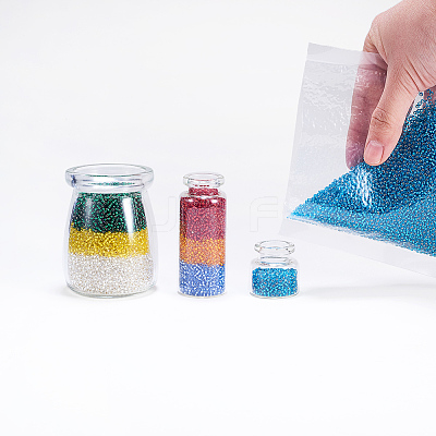 FGB 12/0 Transparent Glass Seed Beads SEED-OL0001-02-02-1
