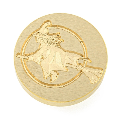 Halloween Series Wax Seal Brass Stamp Heads AJEW-M039-01O-1