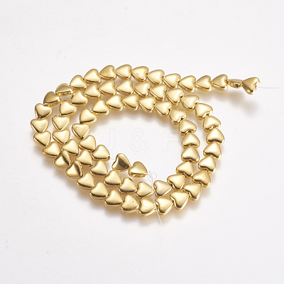Electroplate Non-magnetic Synthetic Hematite Beads Strands G-K239-17-1