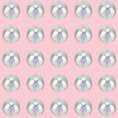 600Pcs Transparent Acrylic Beads MACR-PA0001-01-1
